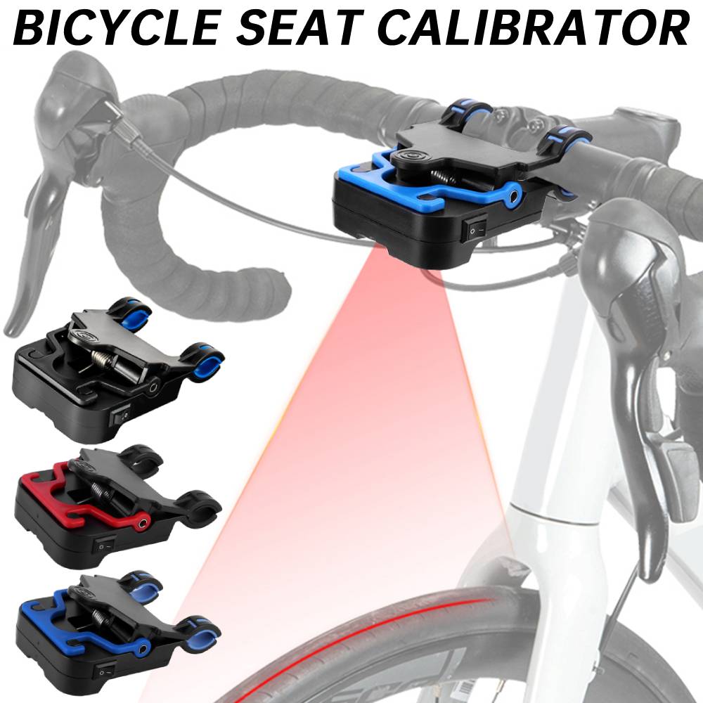 Bicycle Handlebar Laser Aligner Professional Bike Seat Calibrator Type C Charging Bicycle Seat Center Adjuster Measurement Tool