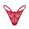 Cross-border New Product Pearl Pendant Women's Underwear Foreign Trade Amazon Specializes In Multi-color Low-rise Lace Women's Thong