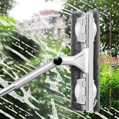 Domácí úklid Nový kartáč s dlouhou rukojetí Čistič oken Stěrka na sklo Teleskopická tyč Otočná hlava Nářadí Příslušenství Potřeby