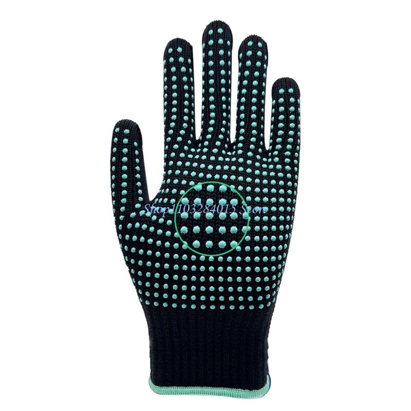 R6FF Heat Resistant BBQ Oven Mitts Nonslip Comfortable Silicone Cooking Gloves for Kids and Adults Safe Handling in Kitchen