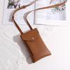 Women Bags Lychee Pattern Soft Leather Wallets Cell Phe Purse Flap Crossbody Shoulder Strap Handbag for Female Daily Bags Sac