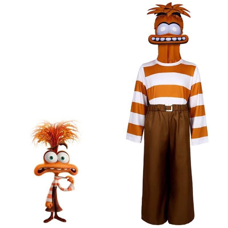 Stylish Inside Out 2 Cosplay Costume With Comfortable Polyester Fabric Unisex