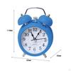 Alarm Clock with Silent Ticking and Retro Design for Bedroom Decor