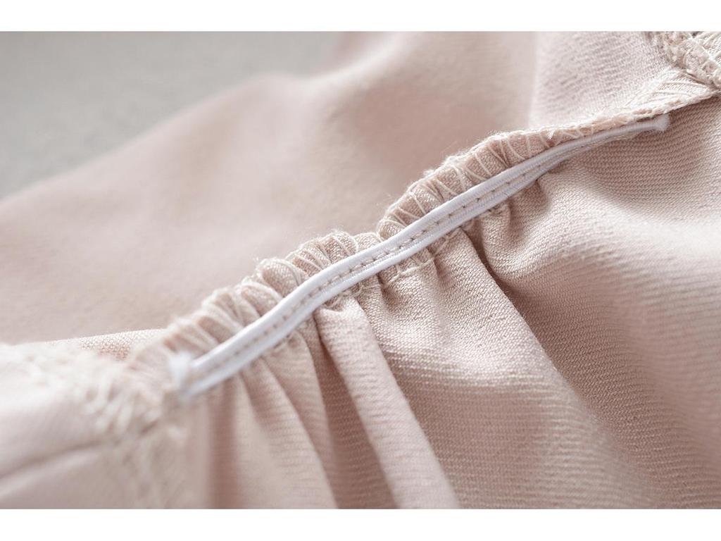 American Pure Style Strapless Shirred Pleated Slim-Fit Dress for Women