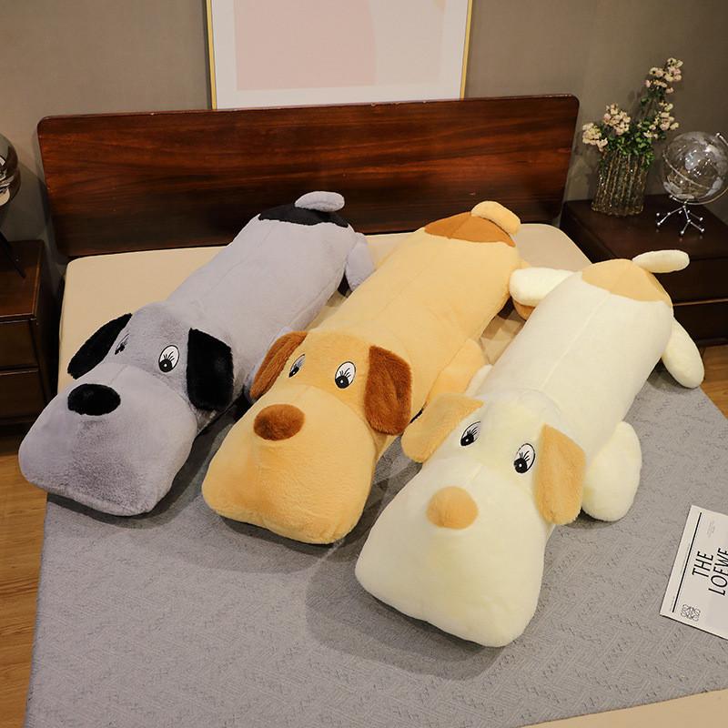 Long Throw Dog Pillow Stuffed Toy Bed Doll With Bedcloth Children Birthday Gift
