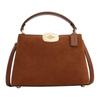 Eliza 21 Gold Carriage Logo Buckle Closure Leather Shoulder Crossbody Handbag Small Women Handbags Tan CW181-IMXAF