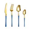 Lan Tuan 24-Piece Rose Gold Stainless Steel Cutlery Set