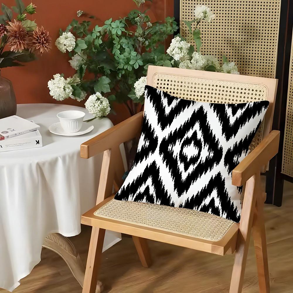 Russian shading Cushion Cover Silky Short Plush Invisible Zipper Dustproof Sofa Pillow Case for Home Decor