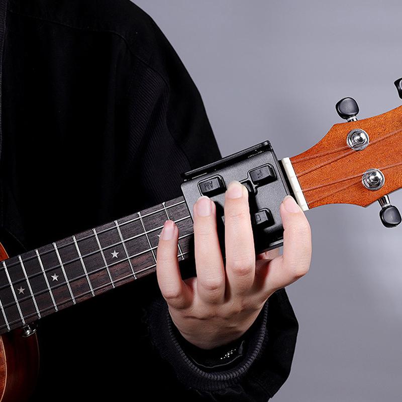 Ukulele Akkorddrücker Trainer für Anfänger Ukulele Hilfe Easy Press Kit Akkordunterstütztes Lernwerkzeug Ukulele Aufsatz Eliminieren