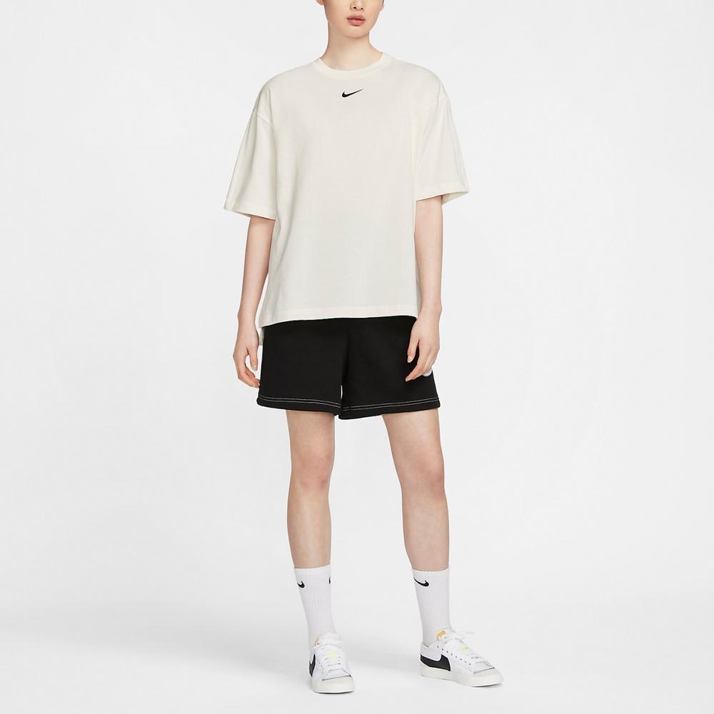 New Nike Women'ss Logo Crewneck Casual T-Shirt White HJ3947-133