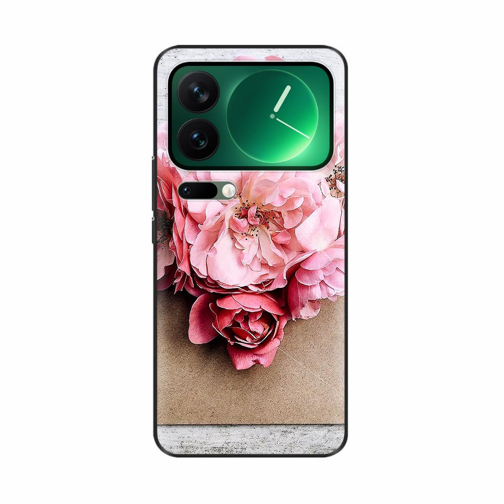 Case For Xiaomi 17 Pro Max 17 Pro Soft Black Silicone Painted Protective Phone Back Cover For Xiaomi 17 Mi17 Pro Shell Bumper