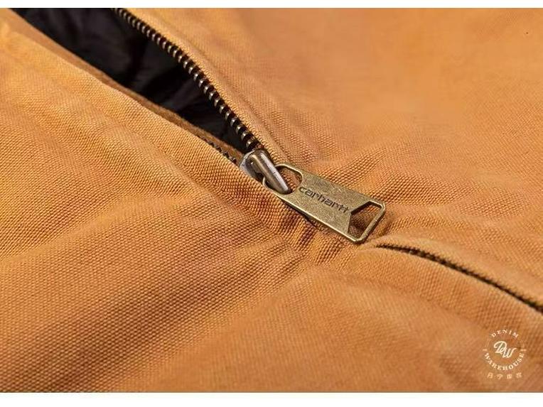 Carhartt J130 Heavyweight Cotton Canvas Hooded Work Jacket