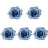 5Pcs Lifelike Artificial Rose Flower DIY 7cm Artificial Flower Fake Flowers for Wedding Garden Festival Party Wreath Headdress