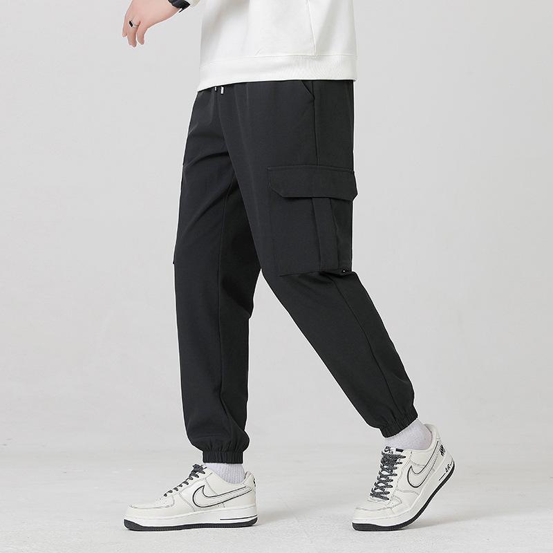 Men's Soft Shell Casual Workwear Pants - Winter Plus Velvet Outdoor Sports Trousers