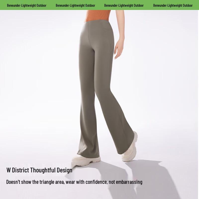 Beneunder Women's Ice Silk Sun Protection Flare Pants CC254