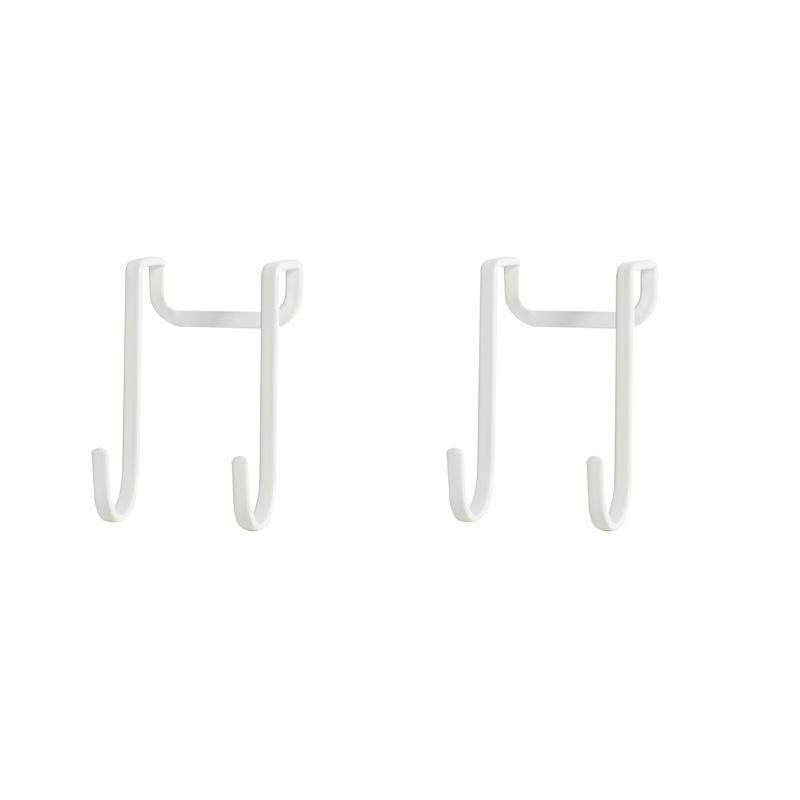 

2 Pcs Cabinet Partition No Nail No Punch No Trace Hooks Hooks 2pcs