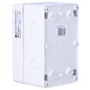 HERMETICA surface-mounted distribution board 1x4 modules N terminal, smoked door IP65