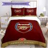 3pcs Duvet Cover Set (1*Duvet Cover + 2*Pillowcase, Without Core), Football team.C Print Soft All‑Season Bedding Set, Home Bedroom Decor Gift