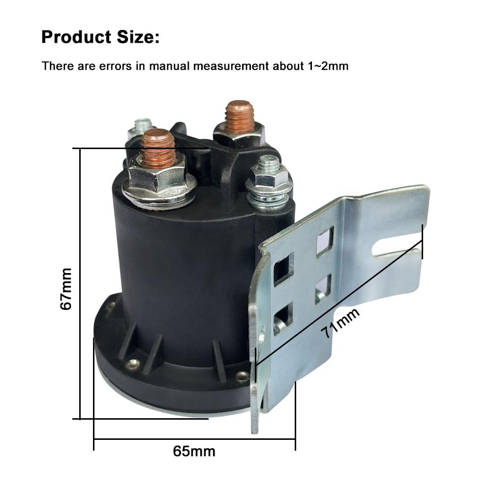 12V24V 200A Elektrisk stabler gaffeltruck bakplate oljepumpe startbryter relé plate oljepumpe start DC kontaktor