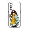 Girl Boss Female Coffee Phone Case For Realme 12 11 10 9 8 5G 7 6 GT5 GT3 GT2 Pro Plus C21 C11 C25 C35 For GT Neo 2 3 3T 5 Cover
