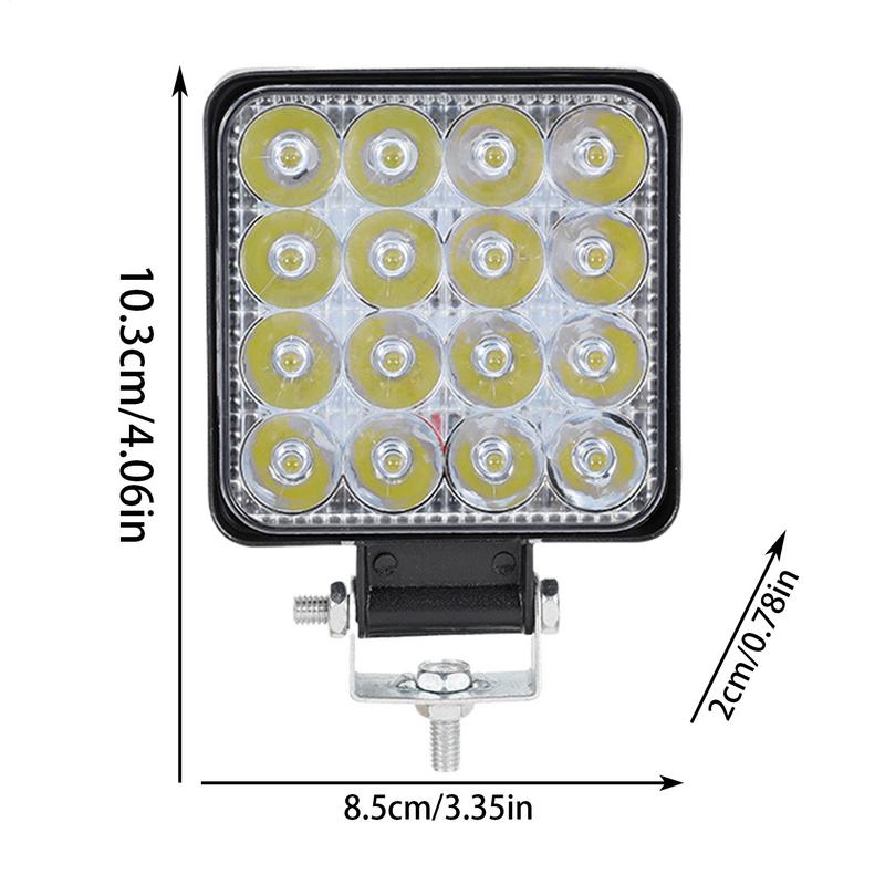 Car Flood Light 3 Inch Driving LED Floodlight Auto Headlight Waterproof Tractor Auxiliary Lamp Indoor Outdoor Work Light