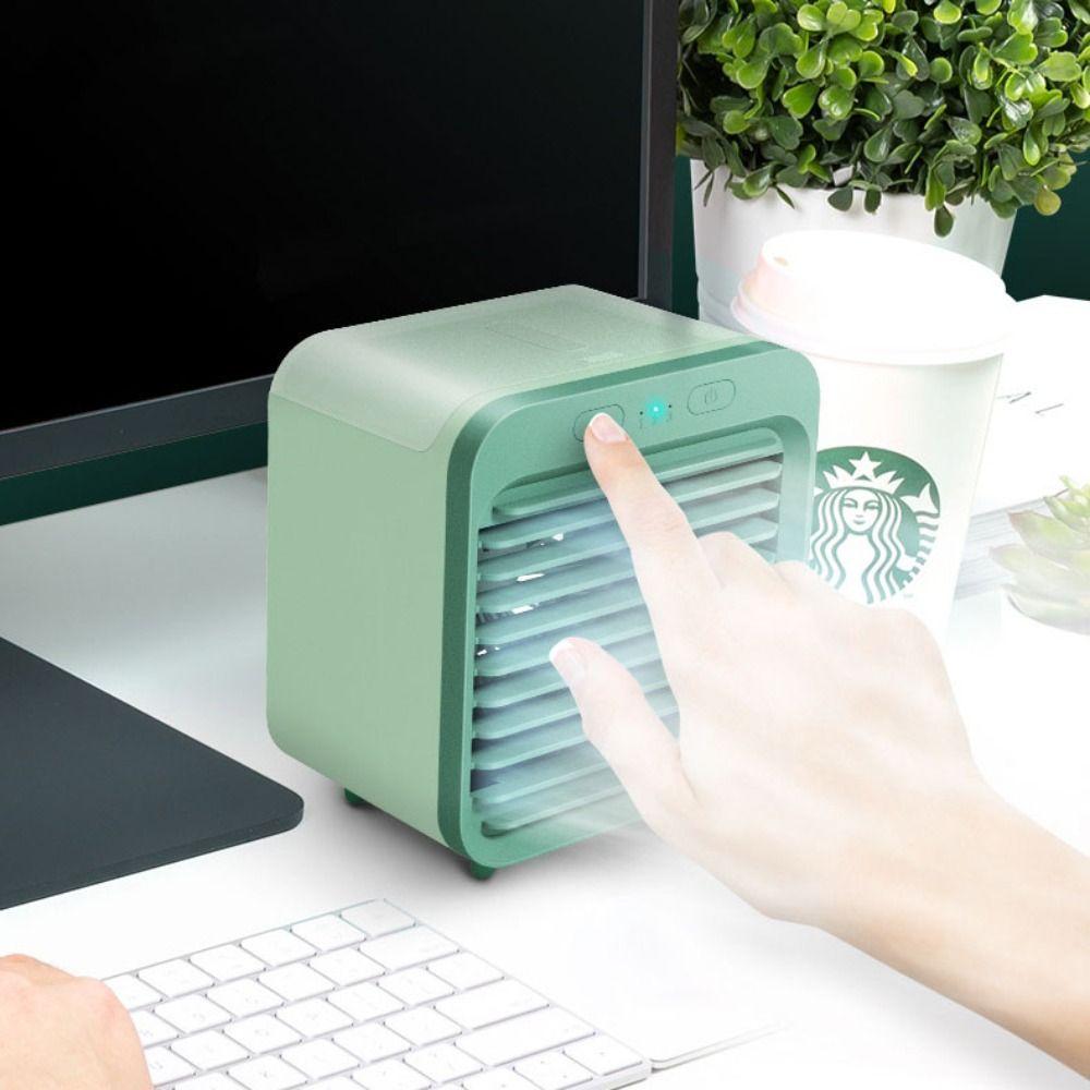USB Powered Desktop Air Cooler Mute Operation USB Air Cooler Portable Cooling