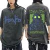 Vintage prané japonské anime Dorohedoro grafické tričko Unisex ležérní oversized Streetwear krátký rukáv měkká bavlna prodyšné tričko Topy