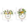 Plastic Napkin Rings With Easters Rabbit Eggs Theme Durable Suitable For Indoor Outdoors Celebration And Event