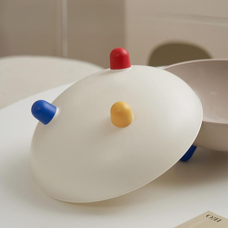 Luxury Fruit Plate Home Plastic Retro Dried Fruit Nut Candy Box Unique Snack Pastry Placement Plate Bowl Durable