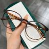 Literary And Artistic Plain Mirror Frame Transparent Ultra-Light Tr90 Anti-Blue Glasses Can Be Matched With Myopia And Versatile Female Tide