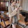 Hollow Out Sun Protection Knitted Cardigan for Women for Spring and Autumn Loose Knitted Top