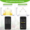 30-120CM Smart Aquarium Light Bluetooth App Control LED Light 24/7 Lighting Cycle Full Spectrum Fish Tank Light