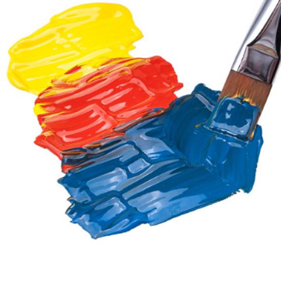 Paint Brush Set Watercolor Acrylic Art Nylon Brushes with Storage Bag Paintbrush Set with Flat Fan Round Bristles for Oil Painting Artists Beginners