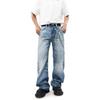 2026 Embroidered Denim Pants Loose Fit High Street Style Wide Leg Jeans Teens