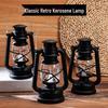 Retro Handheld Kerosene Lantern - Camping, Tent, and Decorative Small Night Light with Electronic Candle Atmosphere
