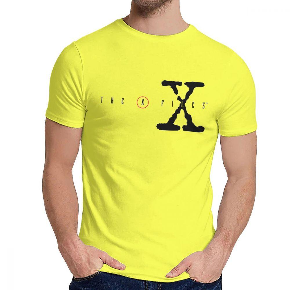 Summer The X Files Tee Shirt For Male Crazy Natural Cotton Short Sleeve O Neck