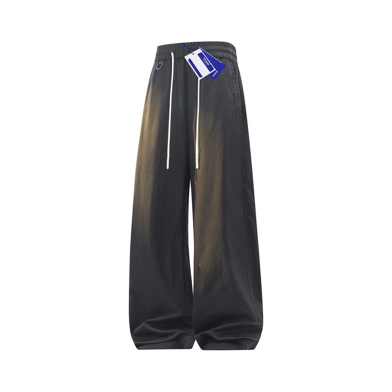 

Wassup Retro Patchwork Scimitar Cargo Pants Men s Autumn New American Style Trendy Loose Wide-Leg Casual Trousers Black 3XL