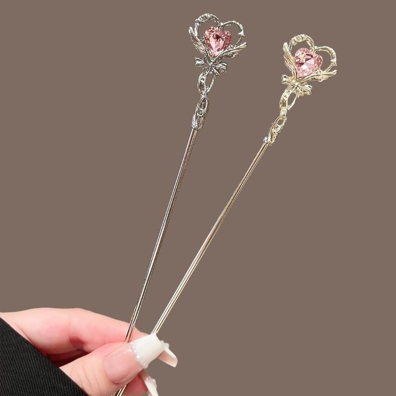 Cute Magic Wand Duckbill Hair Clip Girly Soft Edge Bangs Side Clip Hair Accessory for Teen Girls School Daily Wear