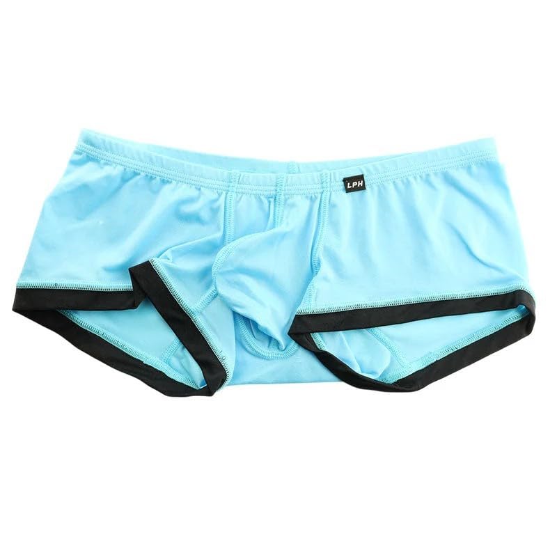 La Paumme Homme Boxer Made with MFS Soft To the 3D Pouch Available In Various Made In Turquoise Men's Briefs, Fabric, Touch, Style, Low-Rise, Sizes,