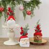 Resin Christmas Gnome & Santa Snowman Figurines Ornaments
