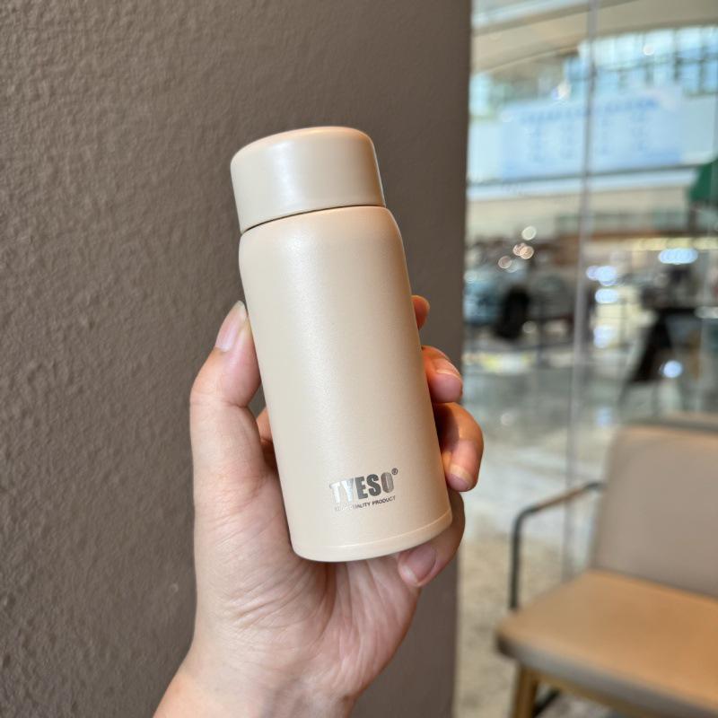 

Tyeso 150ml Pocket Mini Thermos Cup - Cute and Compact Portable Water Cup for Girls /
