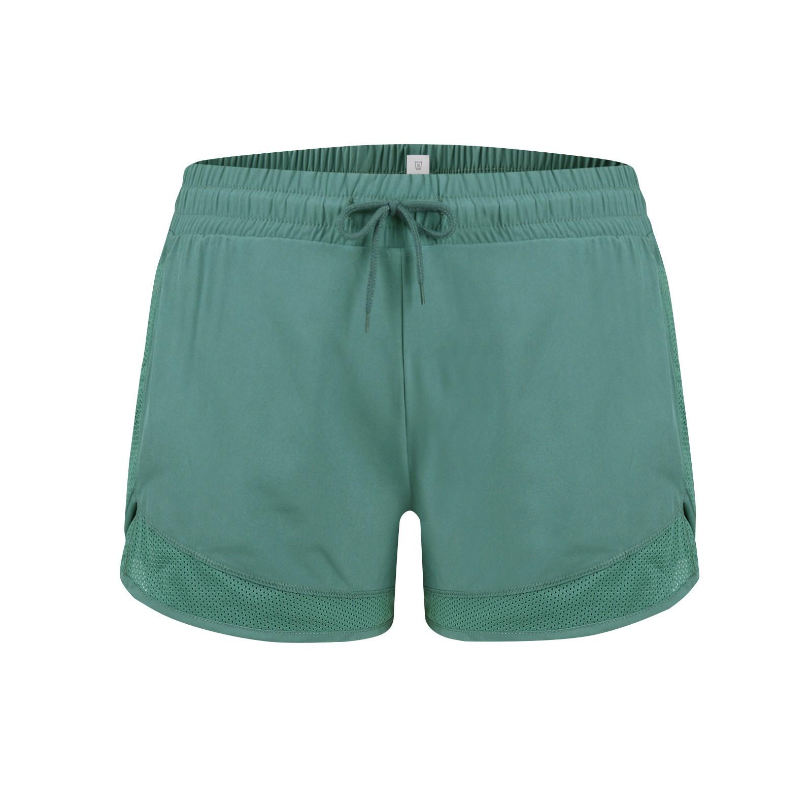 

Женские однотонные эластичные быстросохнущие брюки для йоги на талии, шорты для бега XL