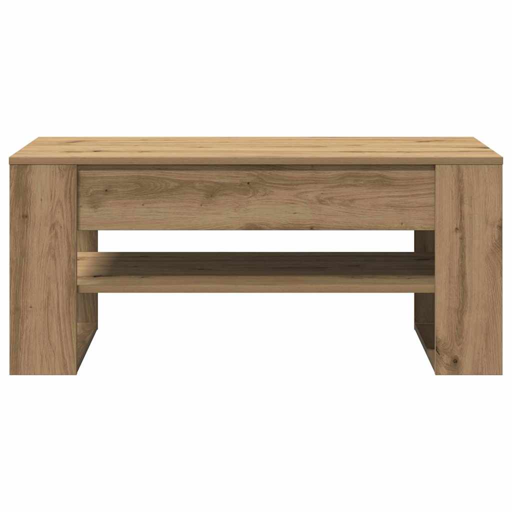 Artisan Oak Coffee Table 102 x 55 x 45 cm Particleboard
