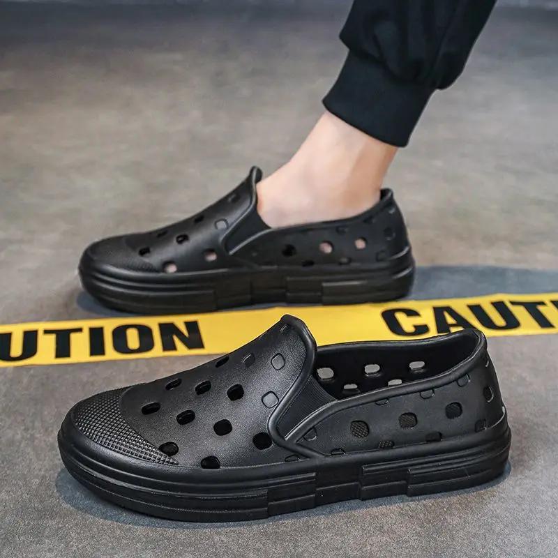 

Fashion Height Men s Sandal Hole Shoes Beach Color Outdoor Luxury H New Design 2025 Fashion High Quality on Offer Big Size Buy Male Shoe 39