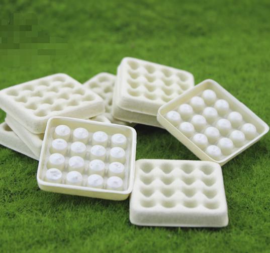 1pc 1/6 1/12 Doll House Simulation Miniature Mini Empty Egg Tray Model Decor