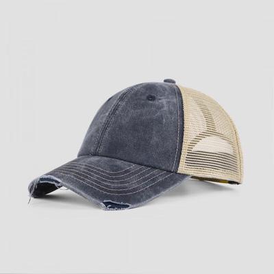 Vintage Distressed Mesh Trucker Baseball Cap
