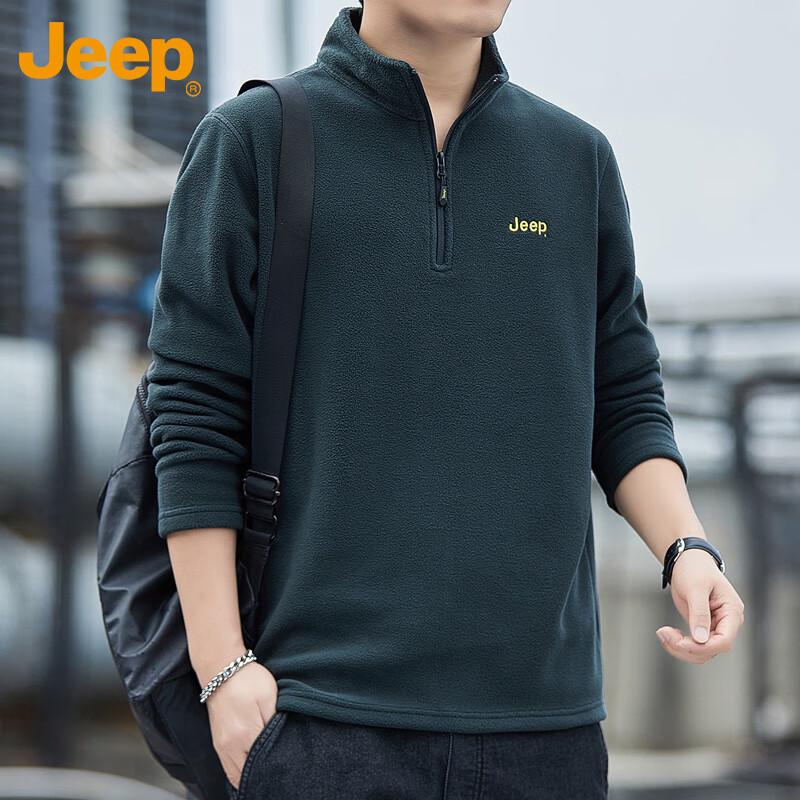 Jeep Men's Fleece Pullover Sweatshirt