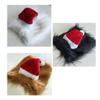 Dog Christmas Costume Lions Mane Wigs And Santa Hat For Holiday Parties Pet Dress Up