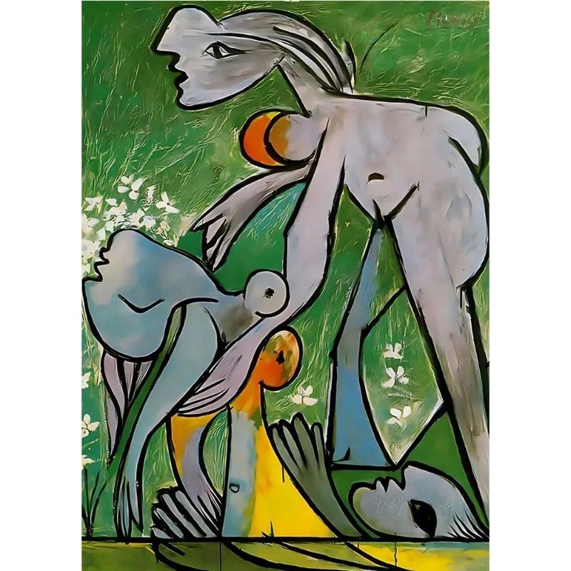 Vintage Abstract Pablo Picasso Classic Artwork Poster Canvas Painting Wall Art for Modern Museum Gallery Living Room Home Decor