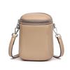 Genuine Leather First Layer Cowhide Mobile Phone Bag Fashionable And Simple Shoulder Crossbody Preferred Soft Women'S Bag